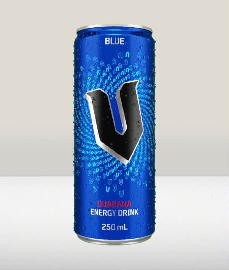 V Energy Drink Blue