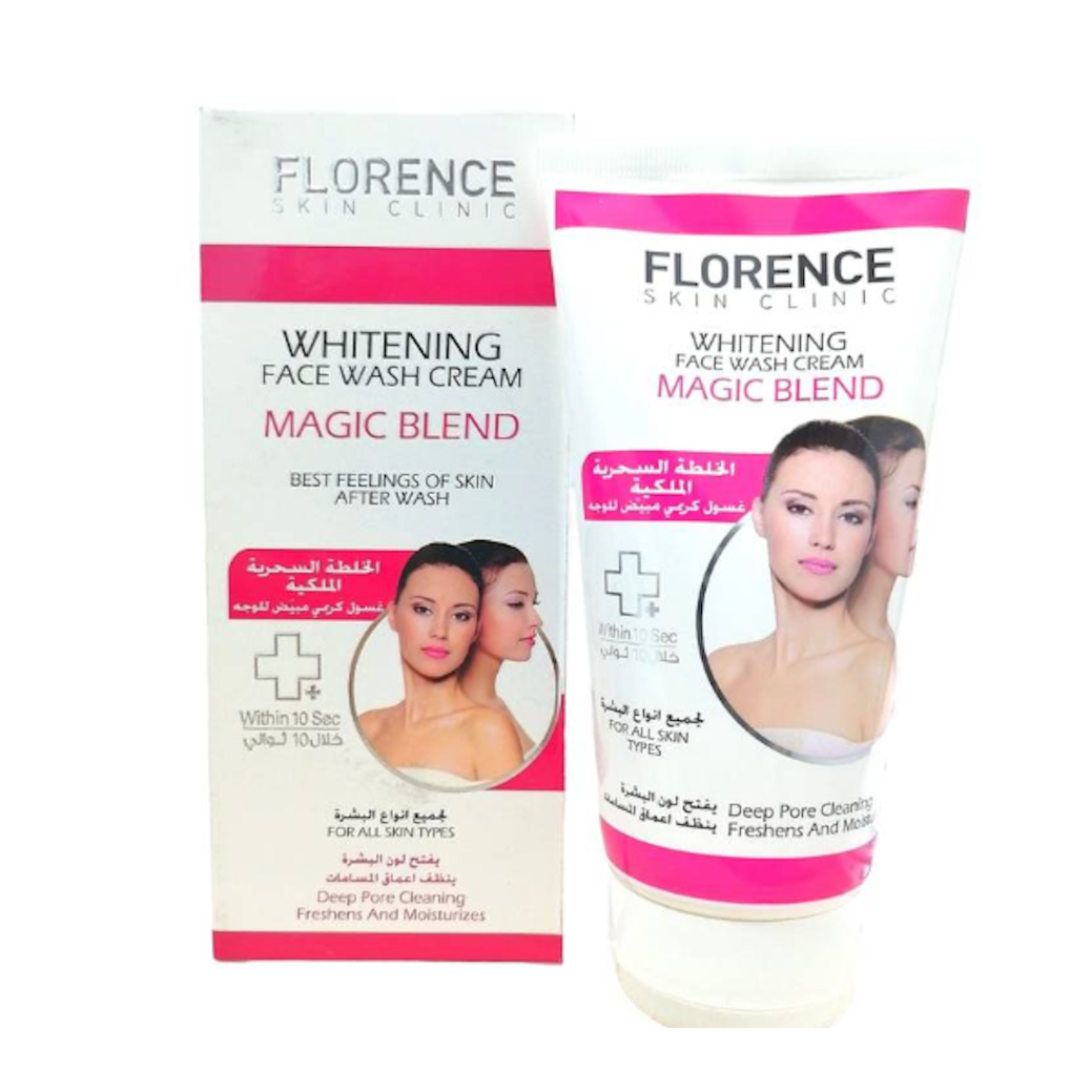Florence Exfoliating & Whitening Face Wash Gel Magic Blend 150ml
