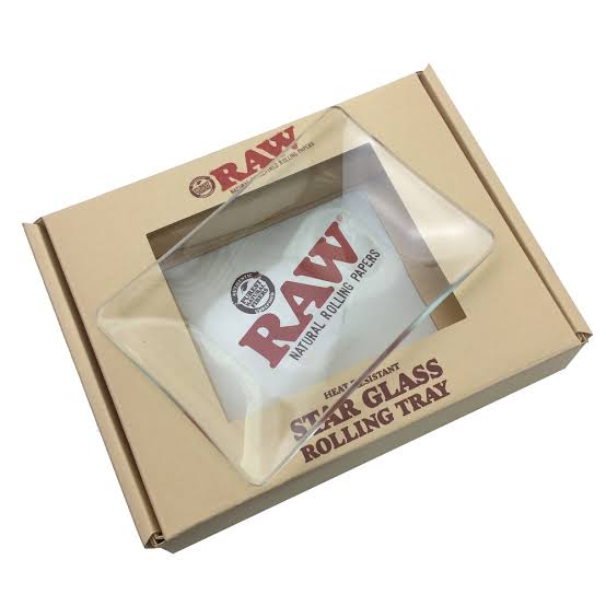 Raw glass tray 18 cm