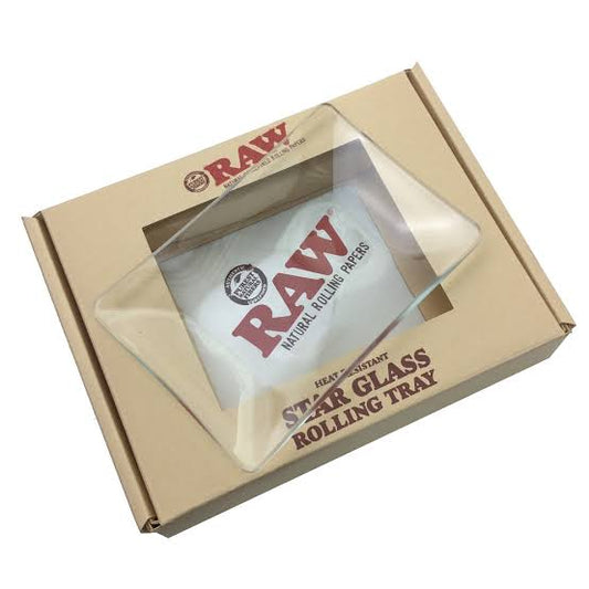 Raw glass tray 18 cm
