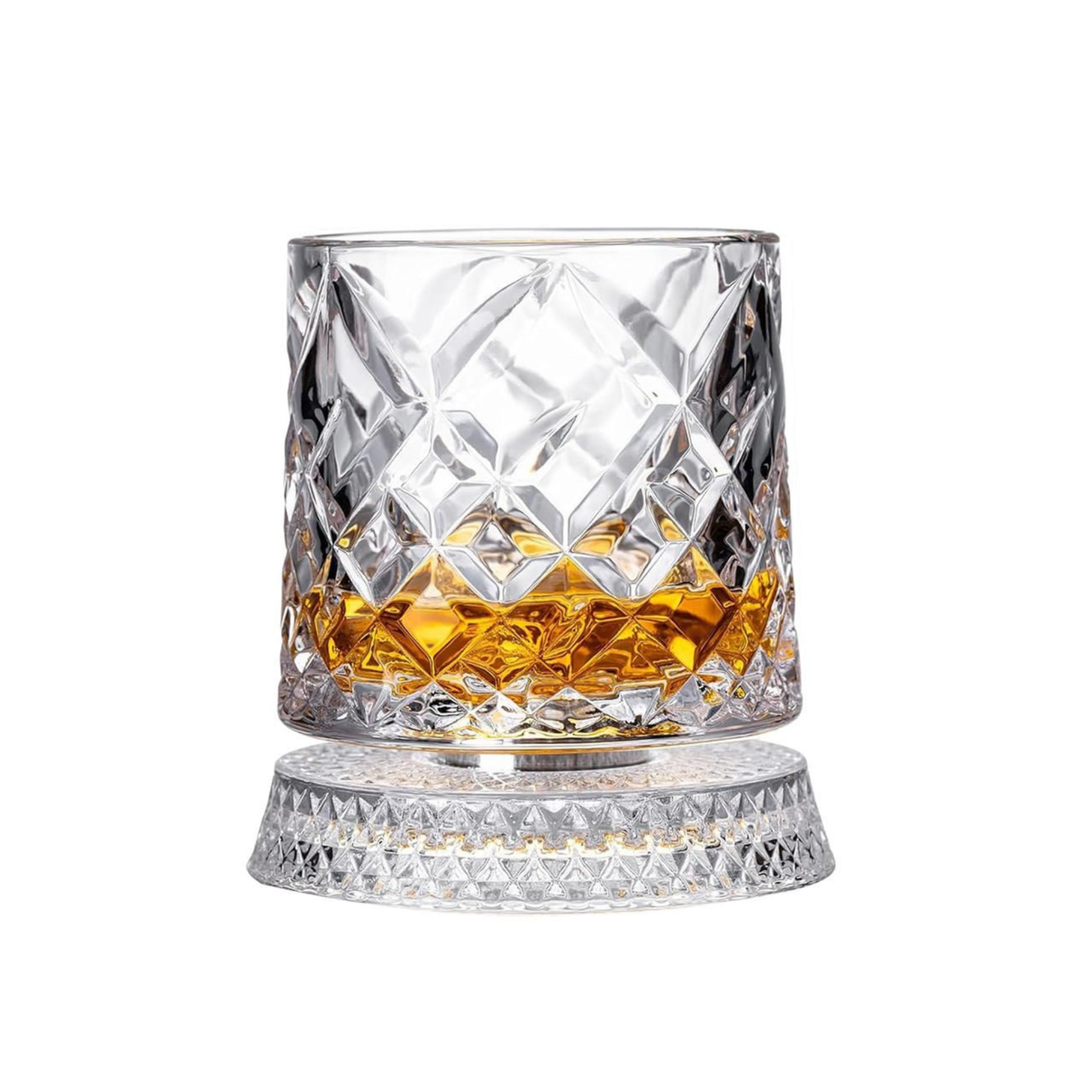 Rotating 270ml Whiskey Glass