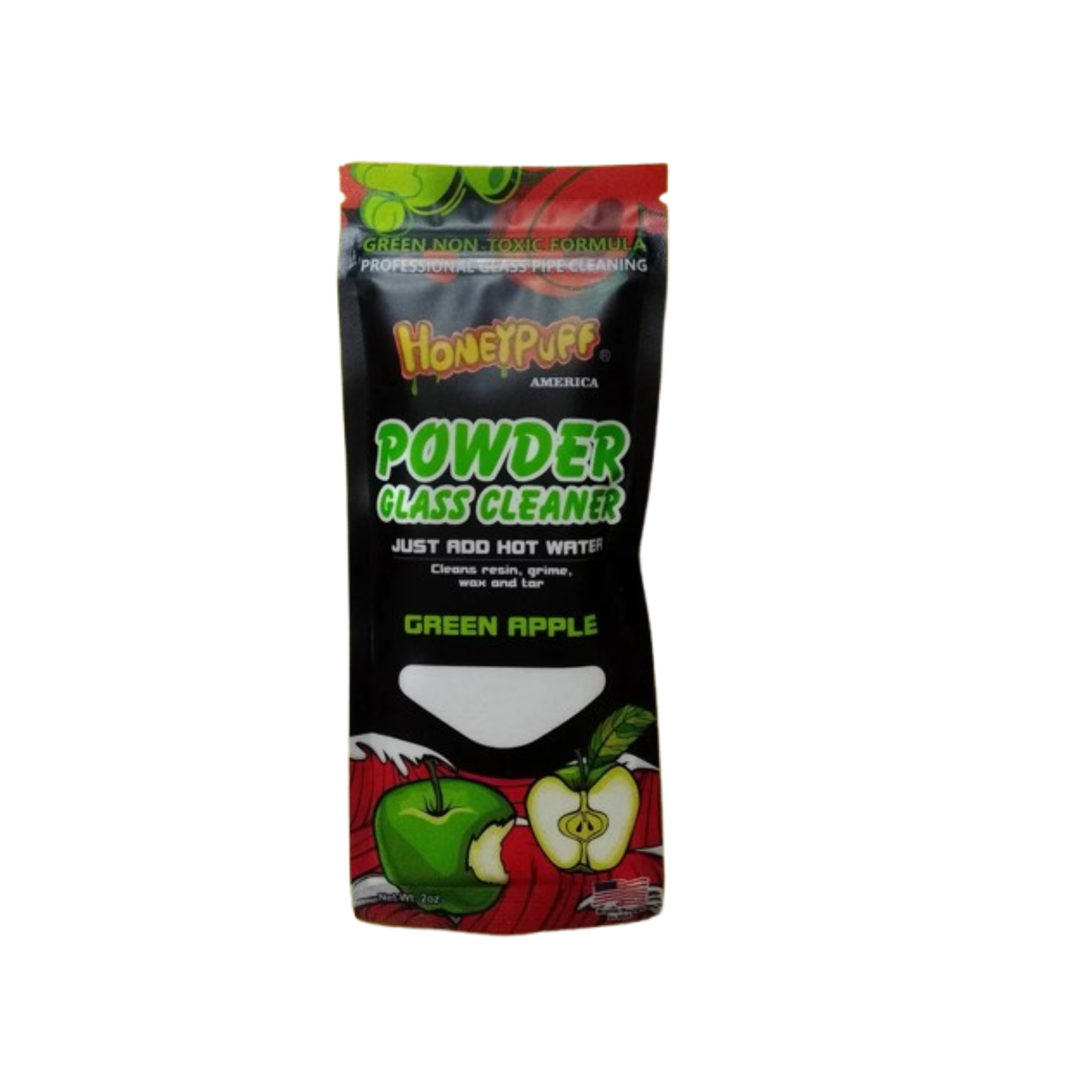 Honey puff powder glass cleaner