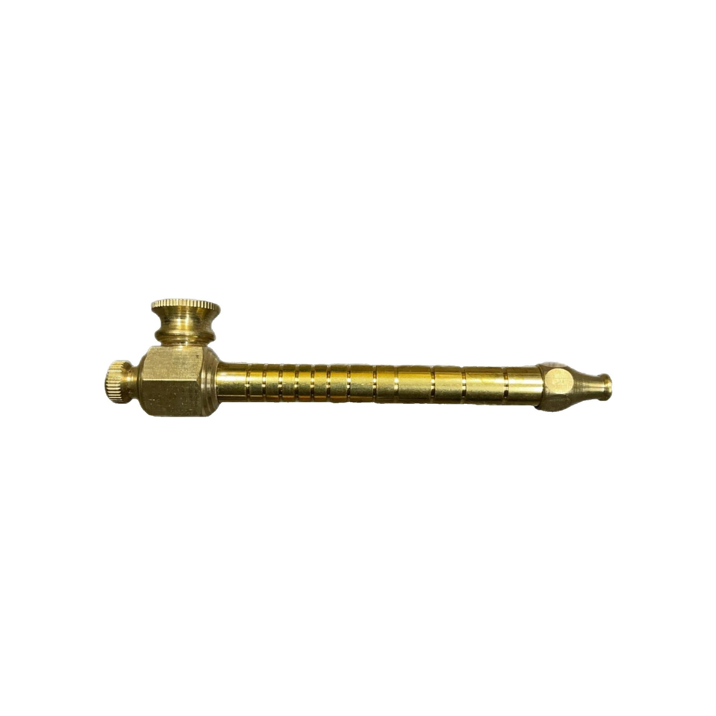 Brass spike pipe 12cm tobacco use only
