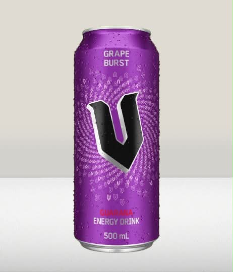 V Energy Drink Grape Burst