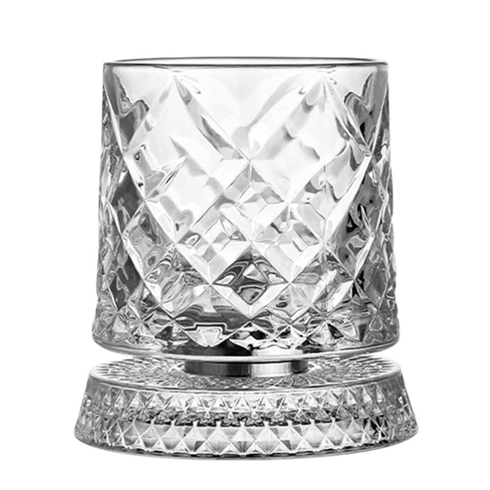 Rotating 270ml Whiskey Glass
